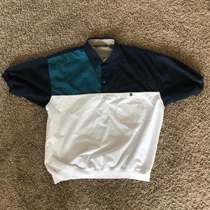 David Taylor| Vintage Polo Shirt| Blue/White Men's